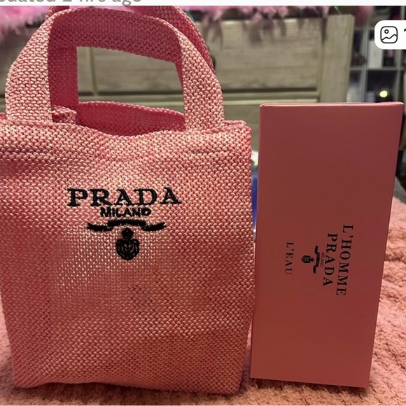 Prada Handbags - Prada Pink Mini Tote with Box! 🫶